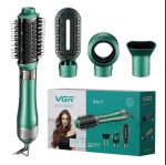 Фен-щітка VGR V-493 мультистайлер 4в1 професійний повітряний стайлер для укладання волосся Green - Зображення 4