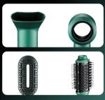 Фен-щітка VGR V-493 мультистайлер 4в1 професійний повітряний стайлер для укладання волосся Green - Зображення 2