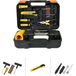 Компресор автомобільний двопоршневий (85л/мин; 10Атм; 18А) у пластиковому кейсі + кручений шланг - Зображення 9